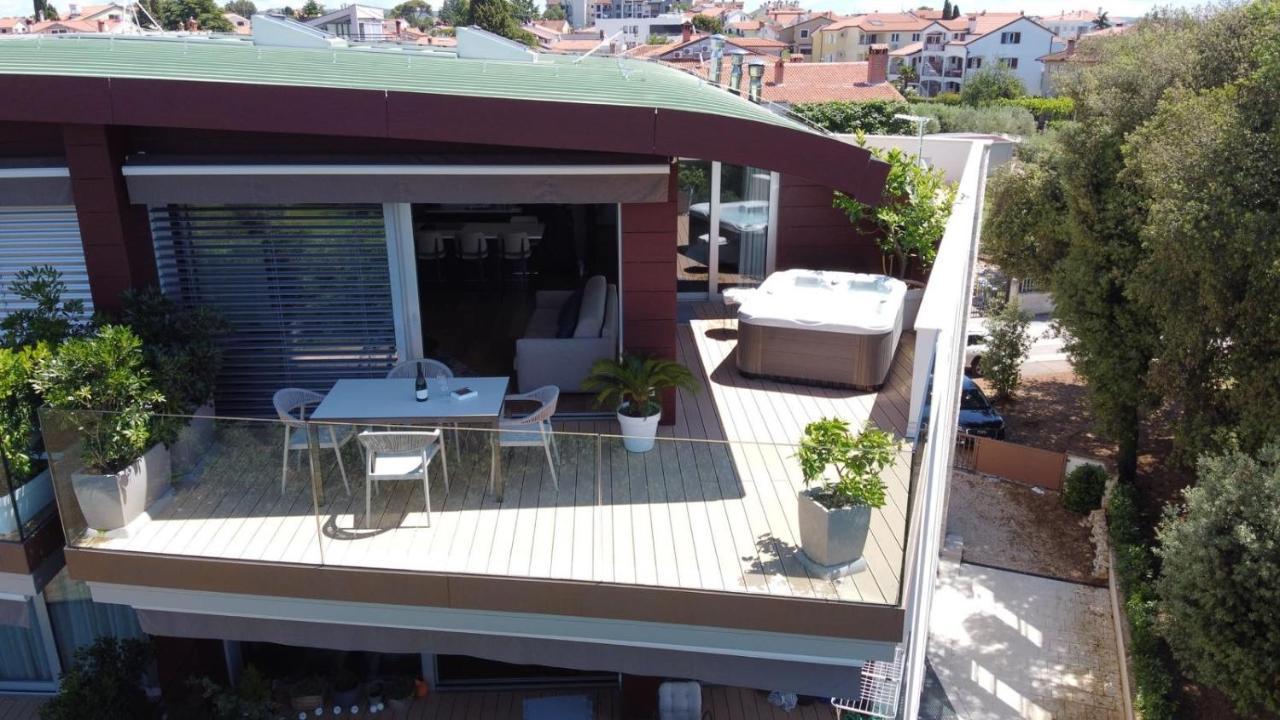 The Q Superior - A Penthouse With Jacuzzi And Sauna Rovinj Exteriér fotografie
